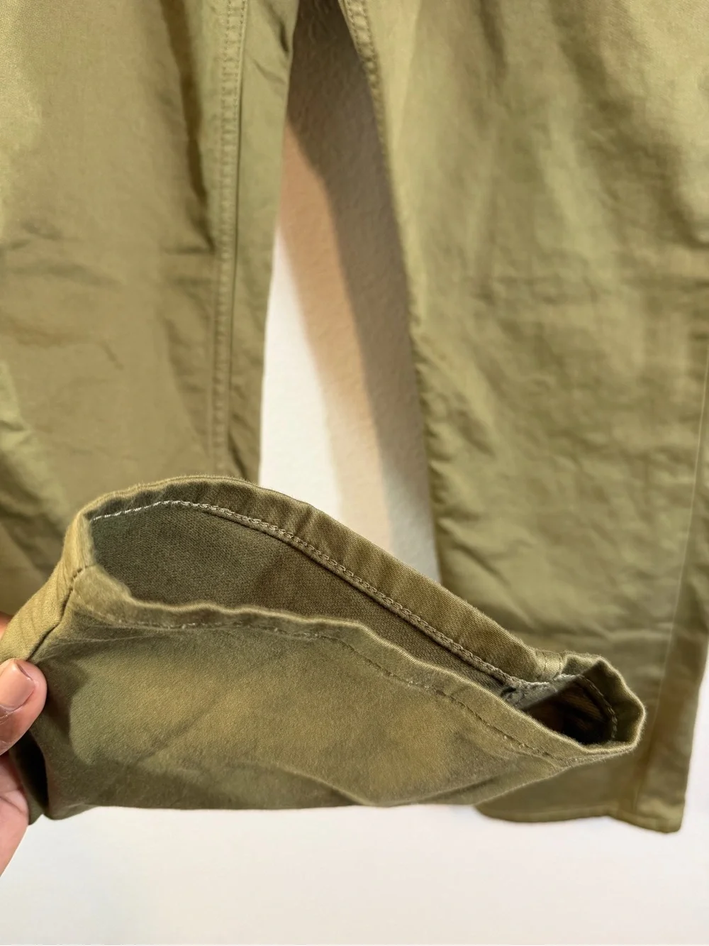 Quince Comfort Stretch Traveler 5 Pocket Pants Olive Green Men’s 32x30 Preppy